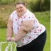 Image of Georgia Davis: Woman once dubbed Britain's fattest teenager lifted into ambulance by crane in seven-hour rescue operation - Wales Online