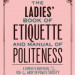 Image of Good form - etiquette and manners for politeness
